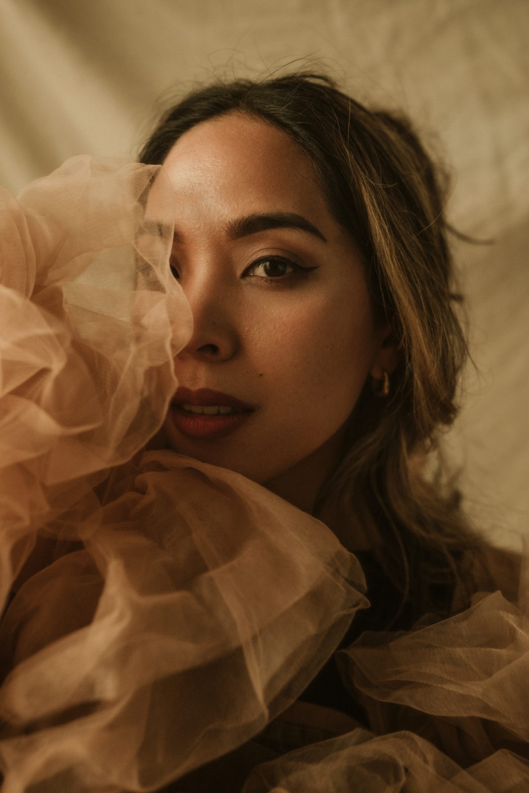 Close portrait of Charlene Platon